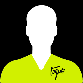 Placeholder icon with a yellow shirt labeled 'toque' on a black background
