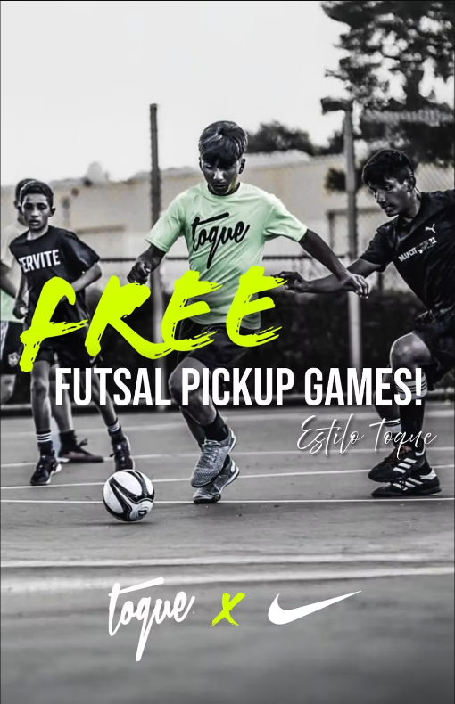 TOQUE x NIKE Futsal Pickup Games
