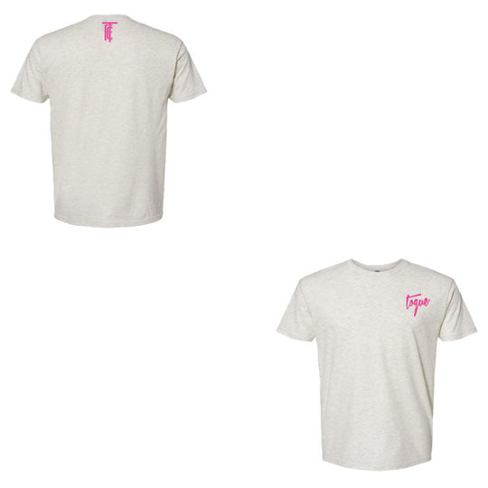Chest Toque Tee - Heather White